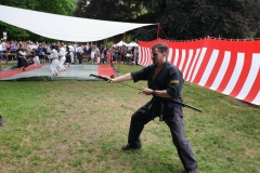 Schwert Show, Demo München Englischer Garten, Japanfest 2019