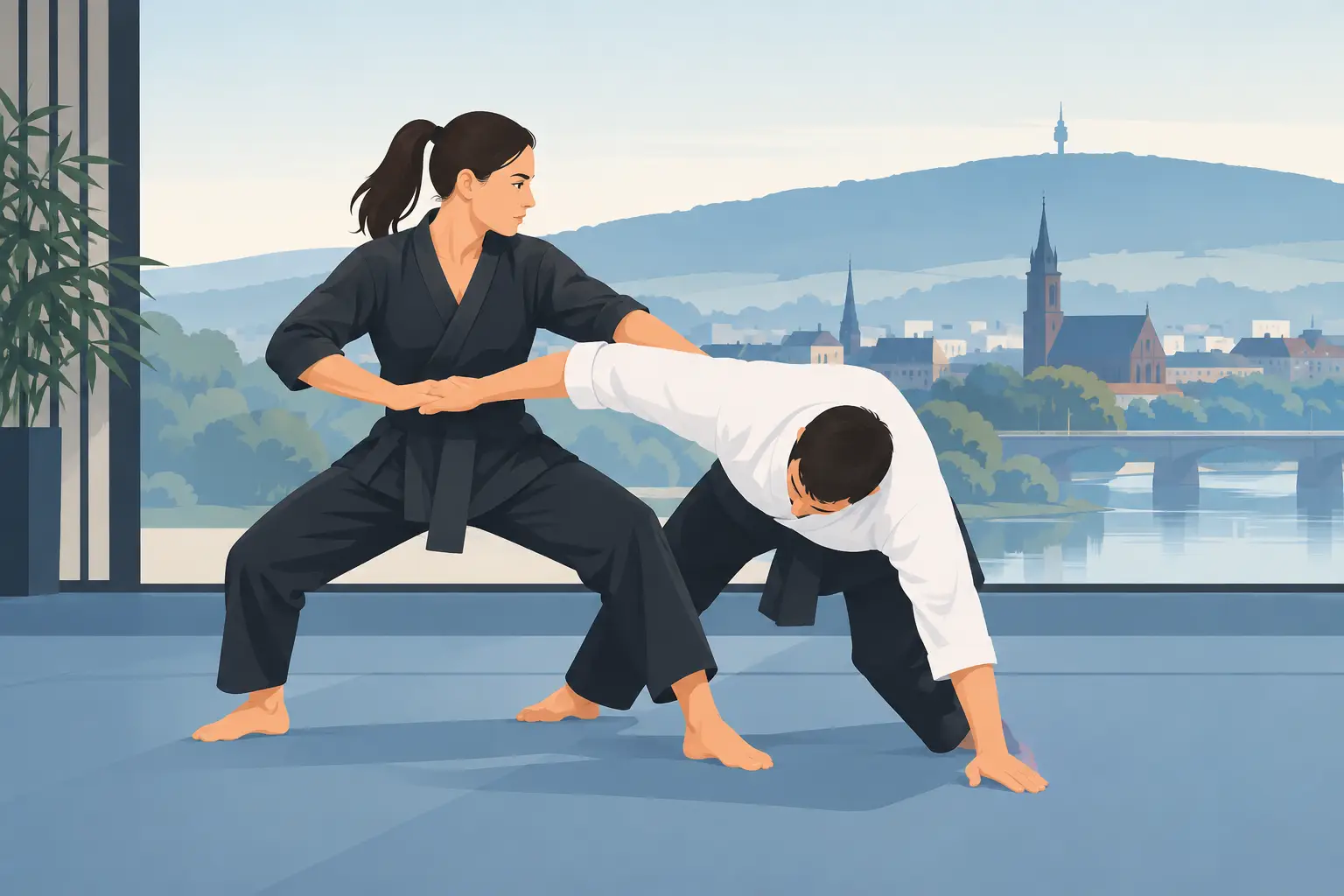 Ninjutsu Training in der Ninjutsu-Akademie Heilbronn für mehr Sicherheit